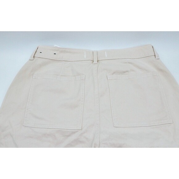 Hollister Ultra High-Rise Dad Cargo Pants White Size W32L 15L/14L Off-White - Picture 6 of 10
